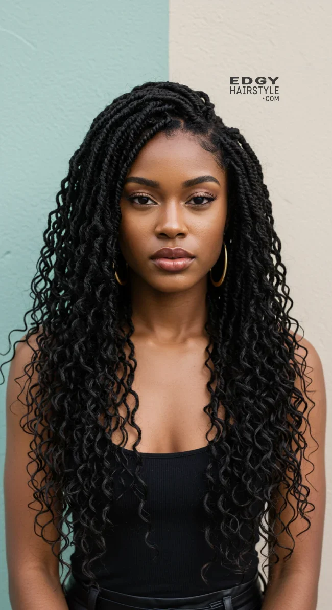 10. Flat Twist with Loose Waves | 10 Simple Flat Twist Styles For Quick Everyday Looks