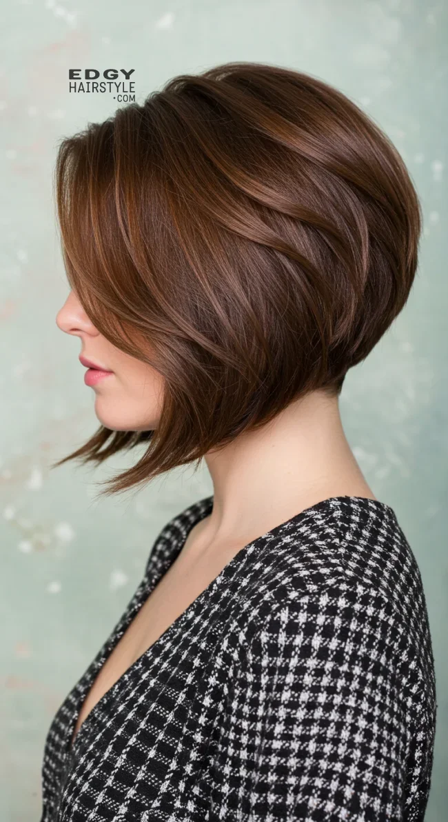 3. Layered Inverted Bob for Extra Volume | 5 Ways Of Pulling Off An Inverted Bob