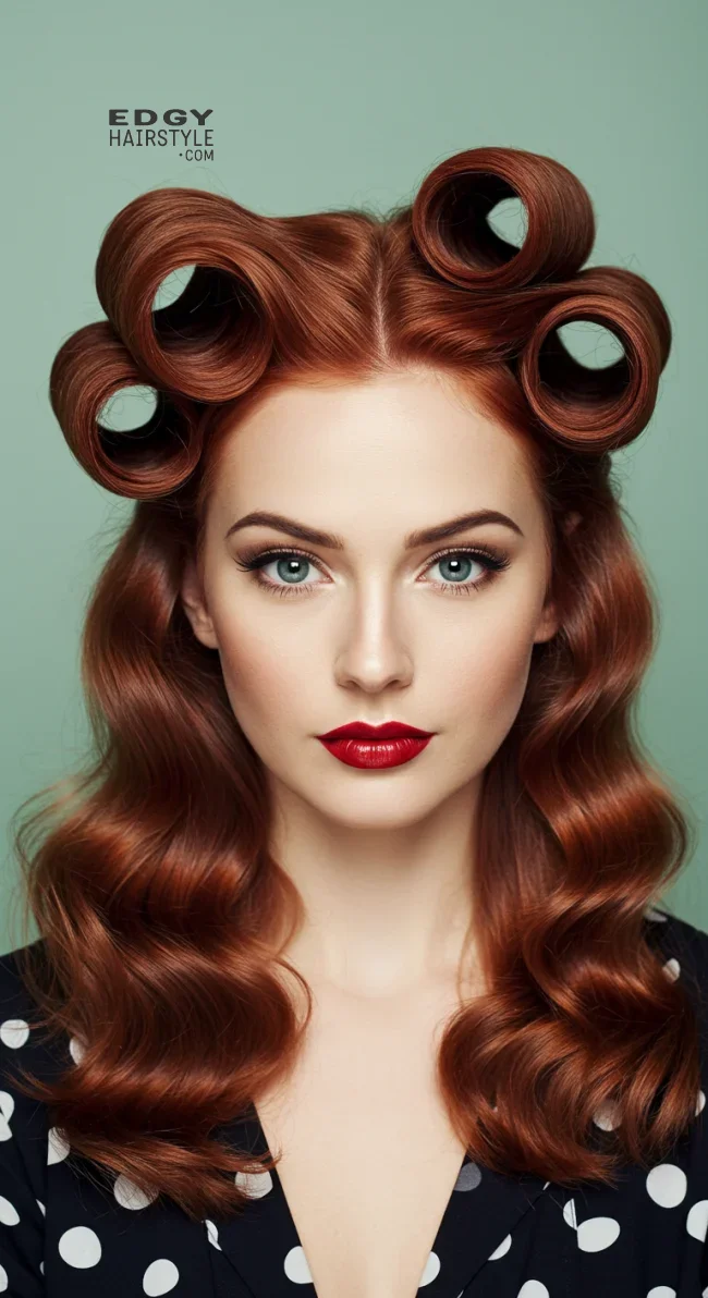 2. Victory Rolls (1940s) | 10 Vintage Hairstyles That Helped Define Today’s Favorites