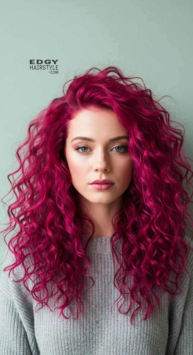 15. Cranberry Curls | Winter’s Hottest Hair Color: Top Red Shades To Embrace This Winter