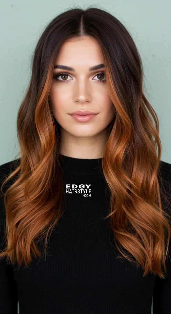 7. Cinnamon Ombre | Winter’s Hottest Hair Color: Top Red Shades To Embrace This Winter