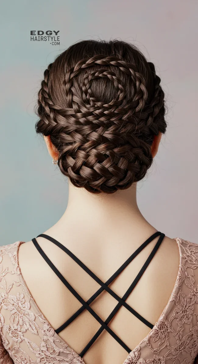 12. Braided Updo | 15 Easy Braided Hairstyles Anyone Can Master