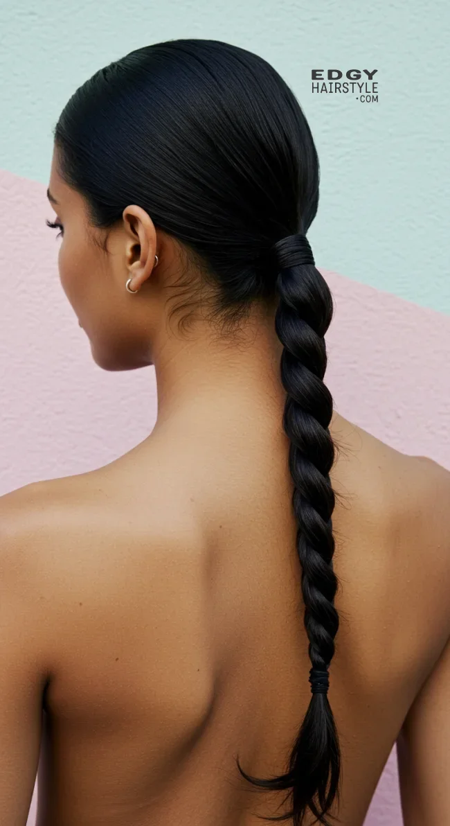 11. Rope Braid | 15 Easy Braided Hairstyles Anyone Can Master