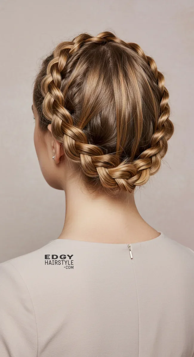 8. Milkmaid Braid | 15 Easy Braided Hairstyles Anyone Can Master