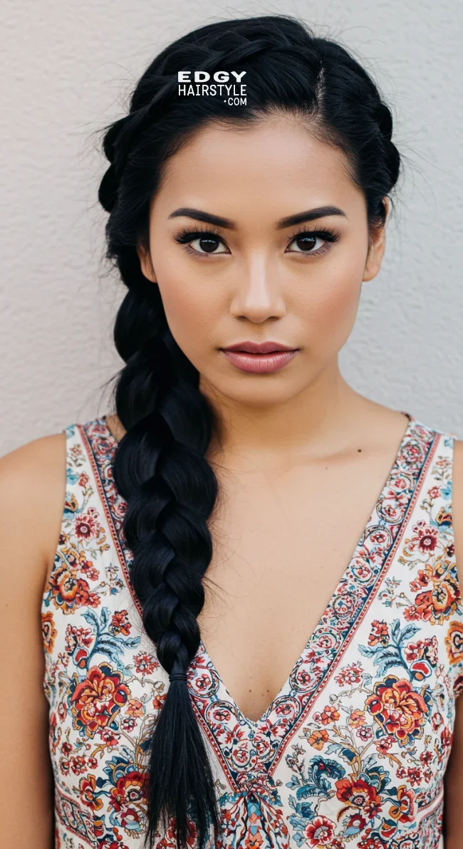 9. Side Braid | 15 Easy Braided Hairstyles Anyone Can Master