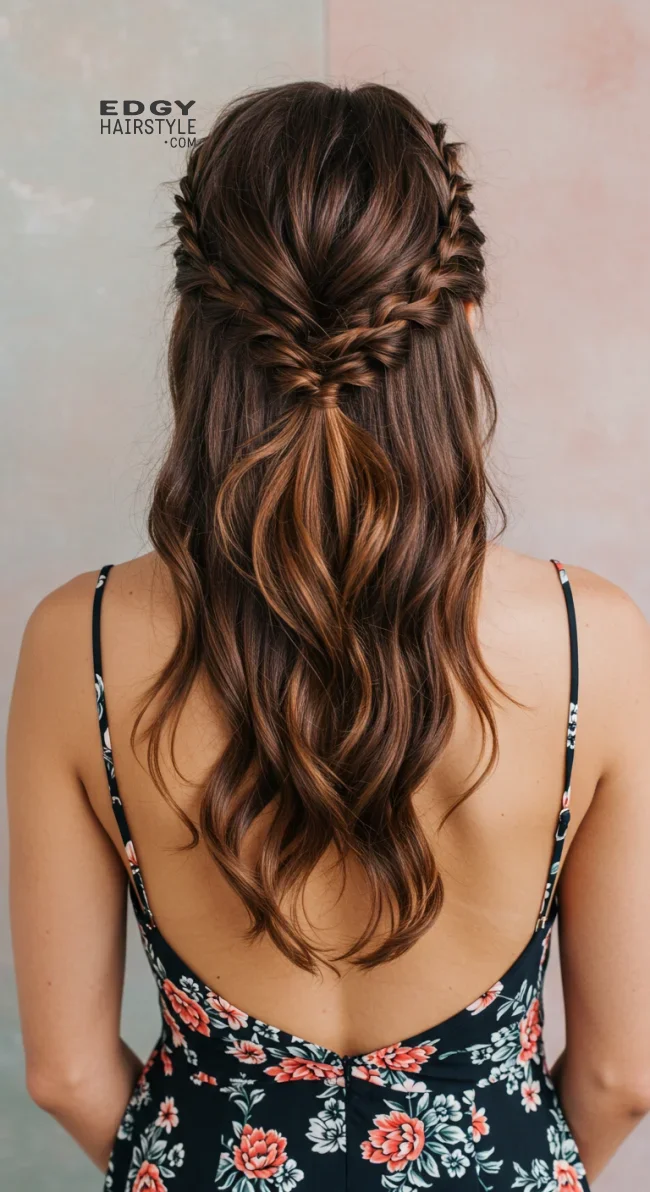5. Waterfall Braid | 15 Easy Braided Hairstyles Anyone Can Master