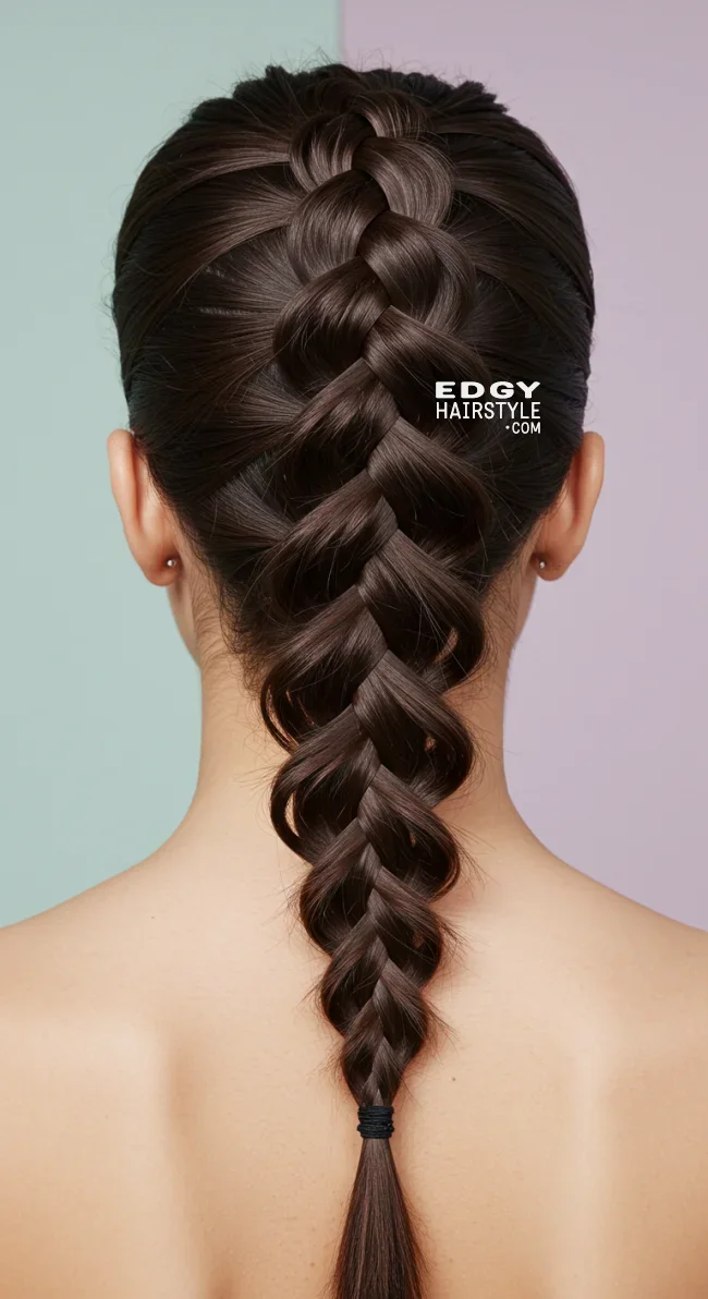 13. Fishtail Braid | Brunette Beauty: Unveiling The Trendiest Brown Hairstyles Of The Season