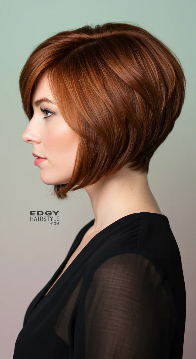 13. Short Stacked Bob | Top Volume-Boosting Haircuts For Thin Hair