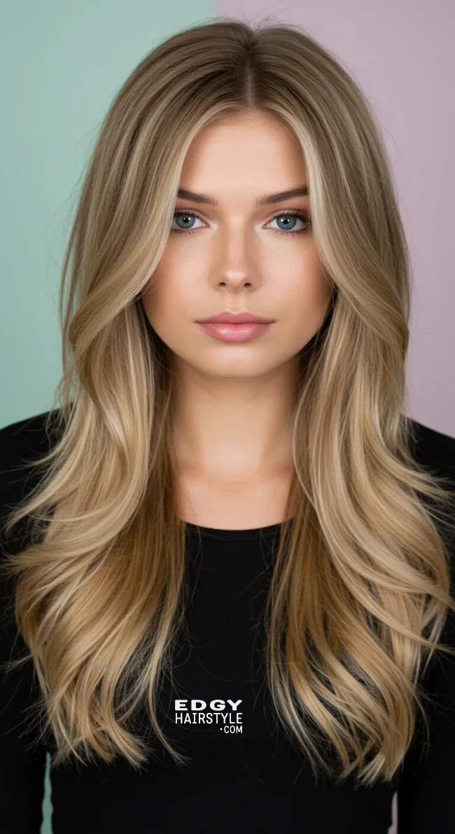 2. Long Layers with Face-Framing Pieces | Top Volume-Boosting Haircuts For Thin Hair
