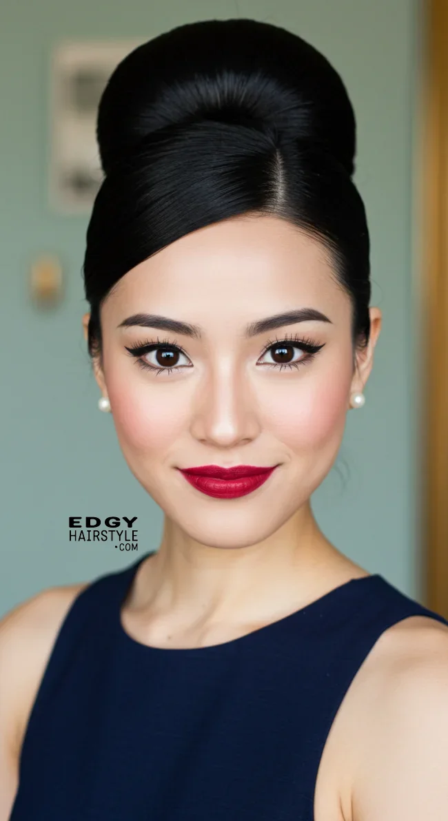 4. High Ballet Bun | Chic And Timeless Updo Hairstyles: Elevate Your Look With These Stunning Updos