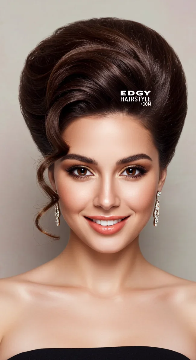 16. Bouffant Updo | Chic And Timeless Updo Hairstyles: Elevate Your Look With These Stunning Updos