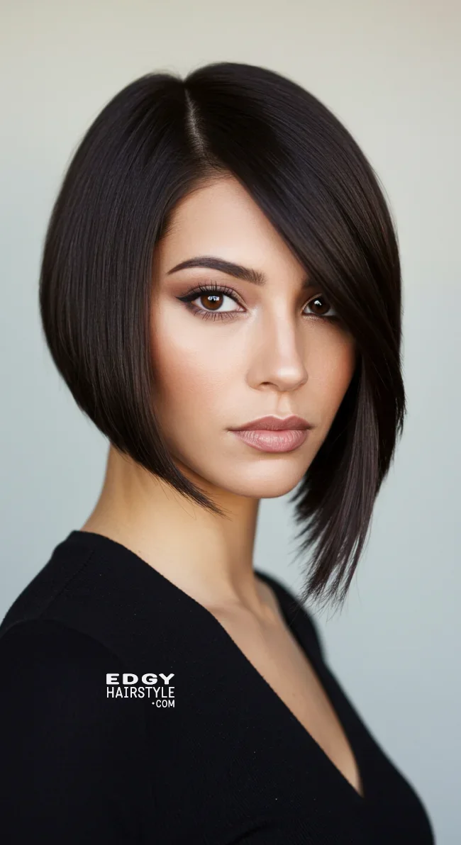 5. Asymmetrical Bob | 10 Game-Changing Haircuts For Very Thin Hair