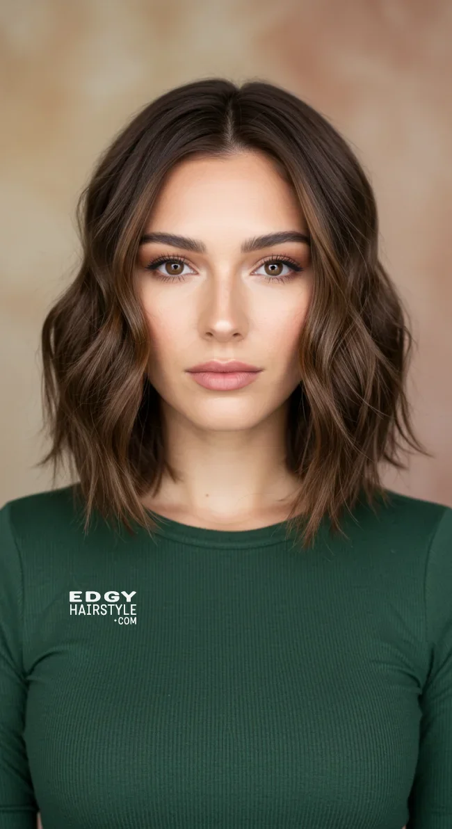 3. Shoulder-Length Lob with Soft Waves | 10 Game-Changing Haircuts For Very Thin Hair