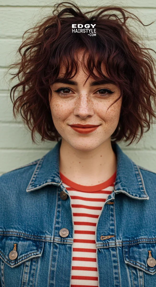 4. Shaggy Bob with Bangs | Explore The Latest Short Bob Haircuts For Women