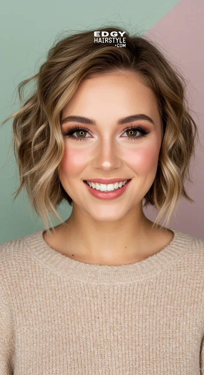 12. Textured Wavy Bob | Explore The Latest Short Bob Haircuts For Women
