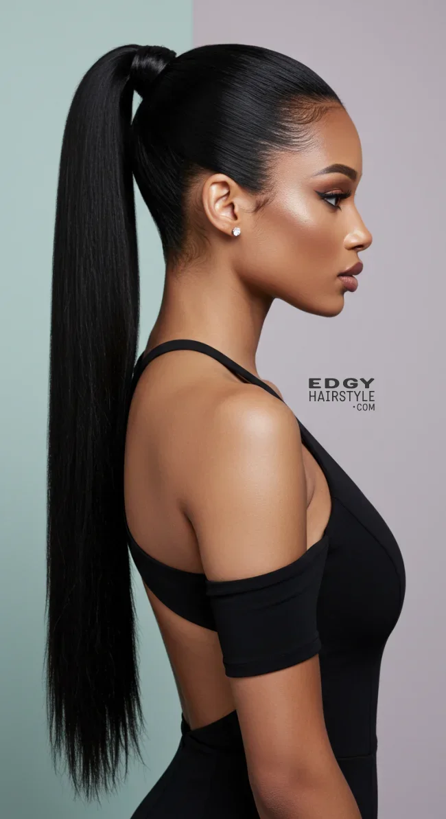 4. Sleek High Ponytail | Fantastic Prom And Wedding Ball Hairstyles