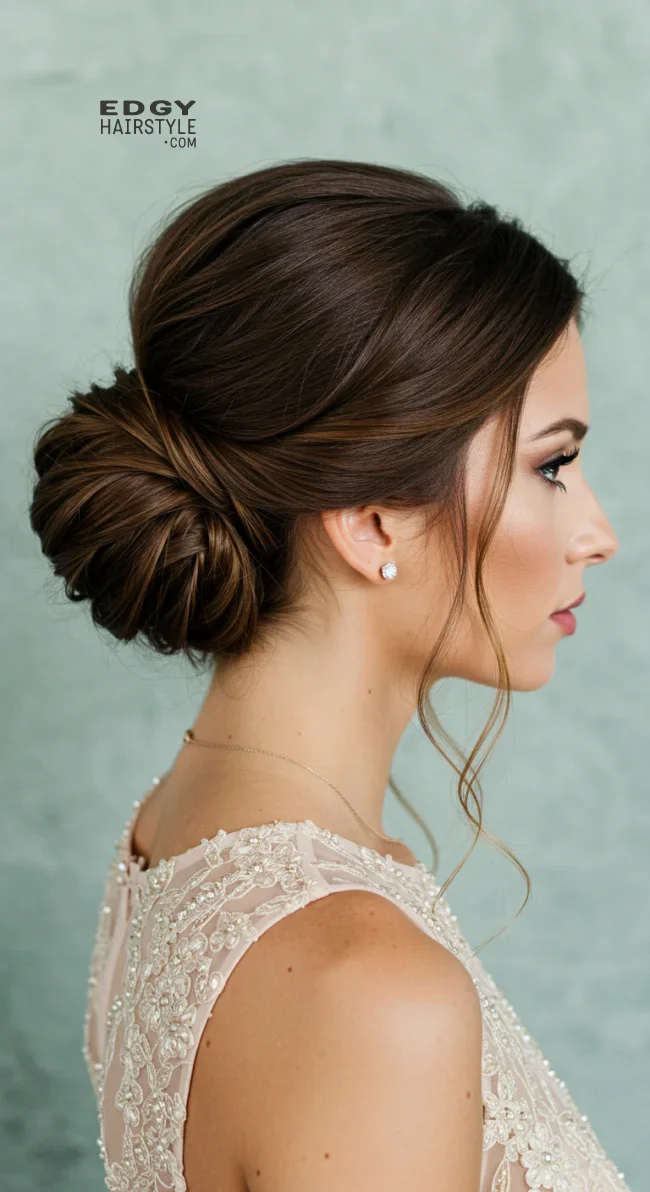 13. Twisted Low Bun | Fantastic Prom And Wedding Ball Hairstyles