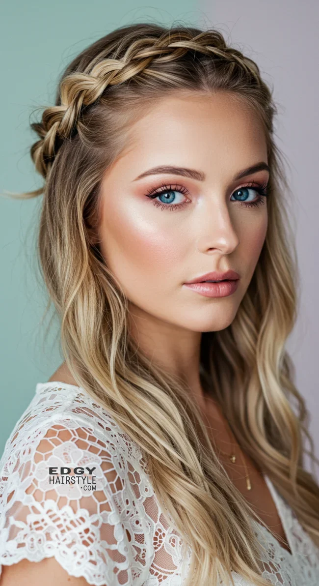 3. Braided Crown | 10 Fabulous Homecoming Hairstyles To Rock This Year