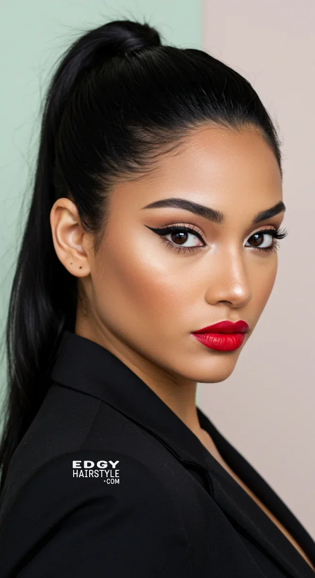 6. Chic High Ponytail | 10 Fabulous Homecoming Hairstyles To Rock This Year