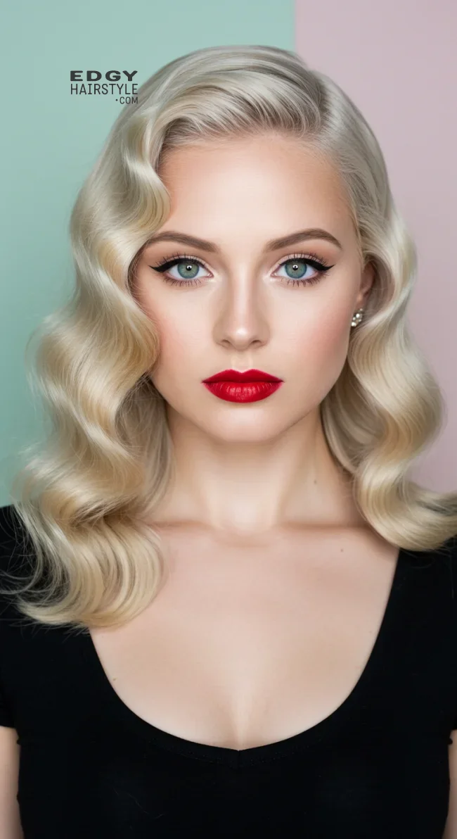 9. Hollywood Glam Waves | 10 Fabulous Homecoming Hairstyles To Rock This Year