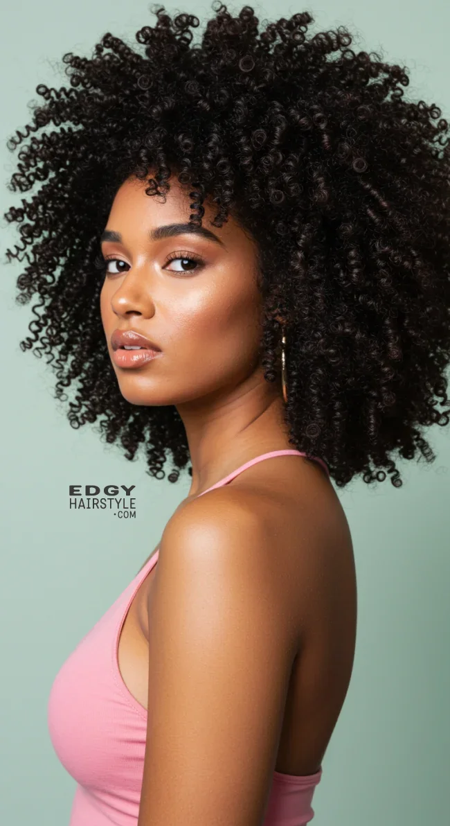 10. Curly Afro | Trendy Spring Hairstyles - Revitalize Your Look