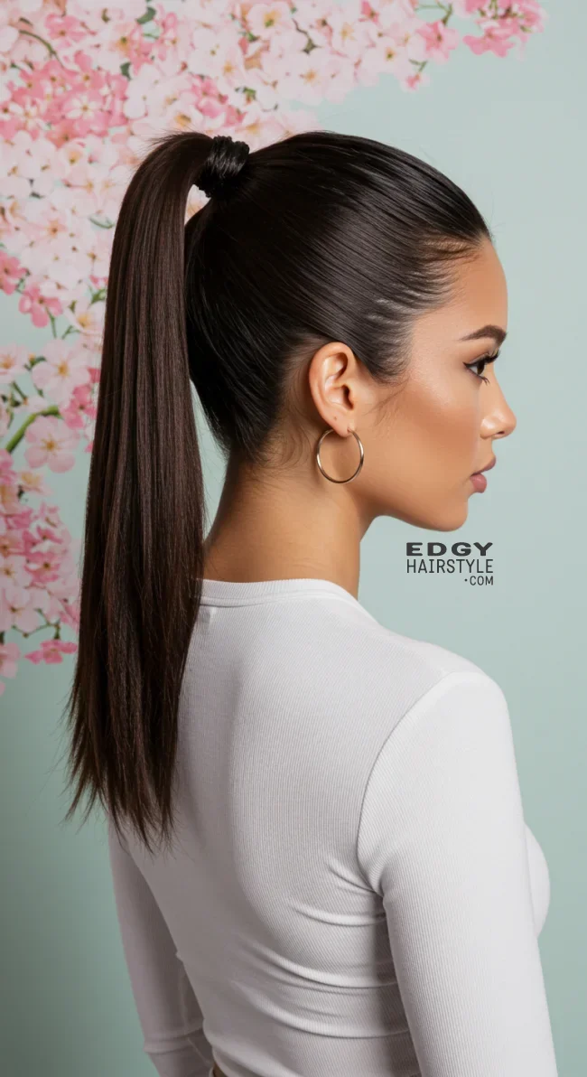 9. High Ponytail | Trendy Spring Hairstyles - Revitalize Your Look