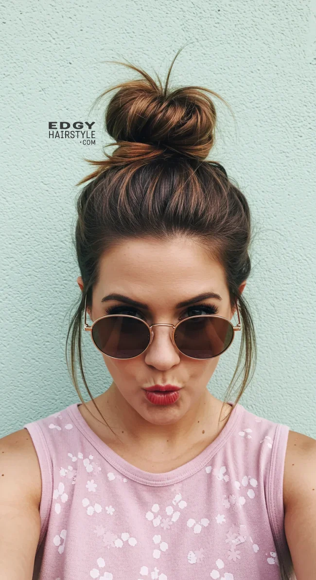 12. Top Knot | Trendy Spring Hairstyles - Revitalize Your Look