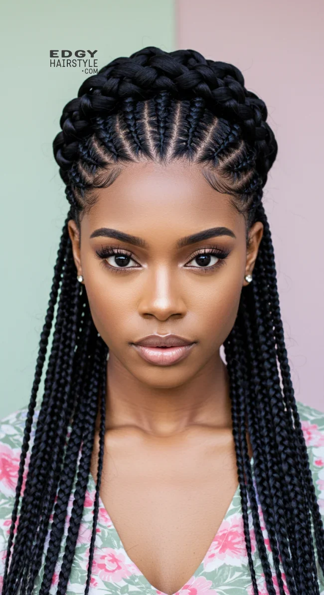 8. Braided Crown | Trendy Spring Hairstyles - Revitalize Your Look