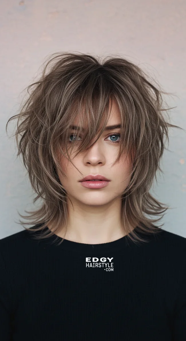 5. Shoulder-Length Shag | Gorgeous Hairstyles That Make Thin Hair Look Thicker And Voluminous