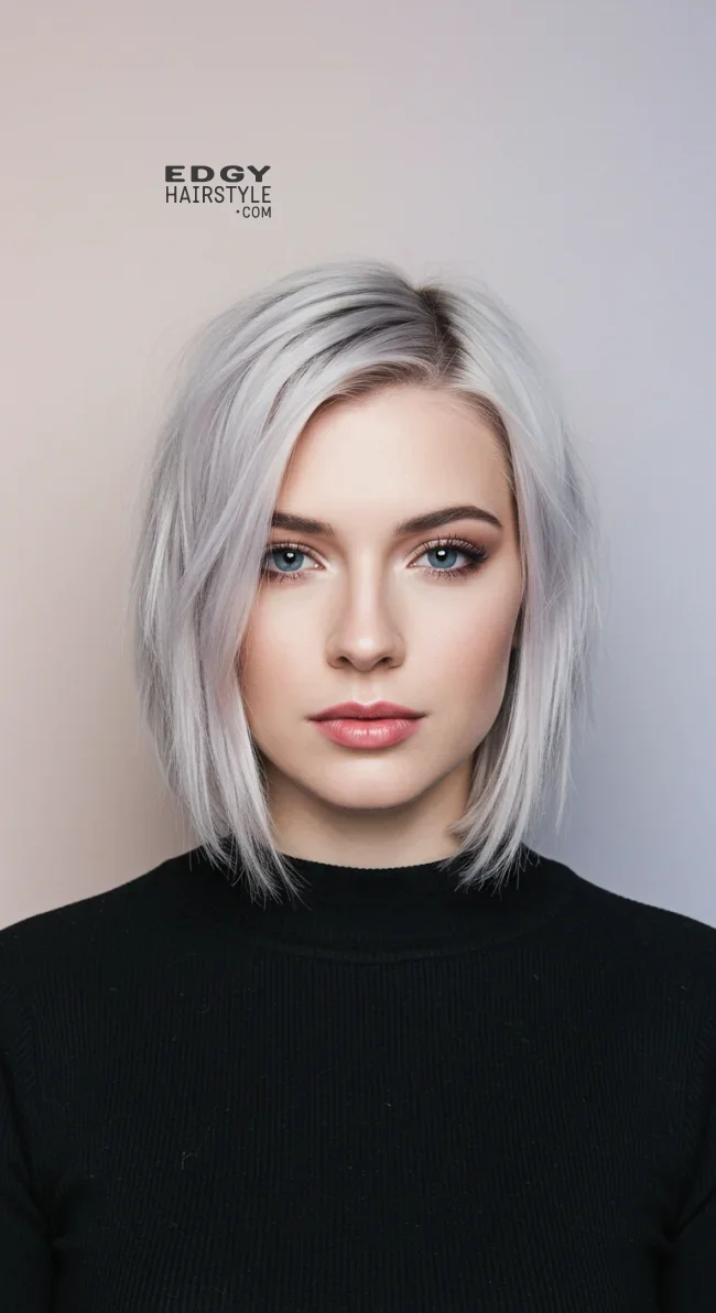 9. Layered Bob with Side Part | Gorgeous Hairstyles That Make Thin Hair Look Thicker And Voluminous