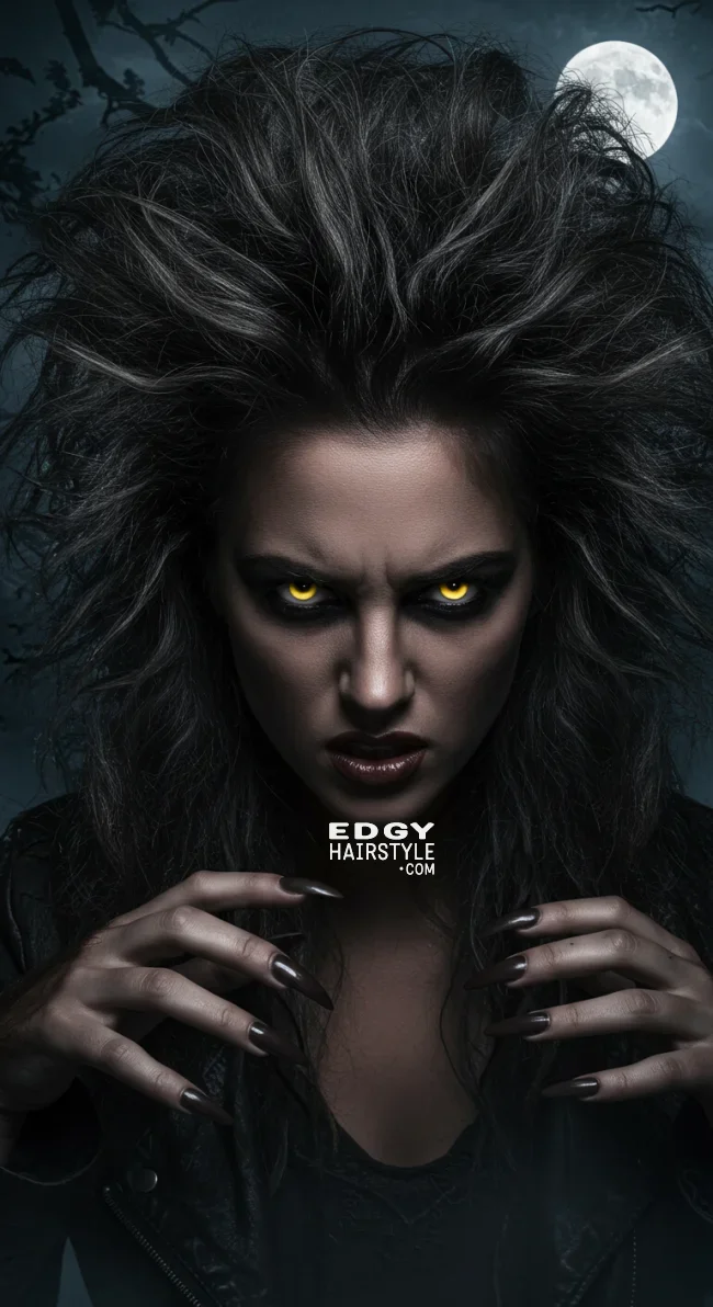 10. Werewolf Tousled Hair | Easy Halloween Hairstyles Tutorials To Complete Your Costume