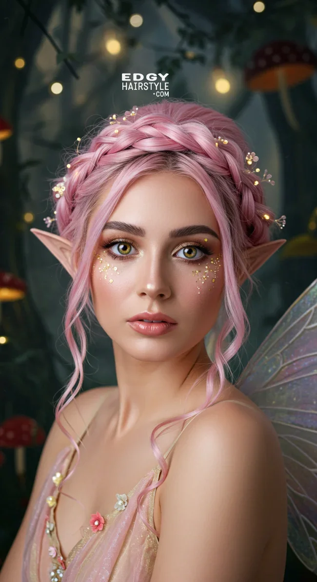 5. Fairy Twisted Bun | Easy Halloween Hairstyles Tutorials To Complete Your Costume