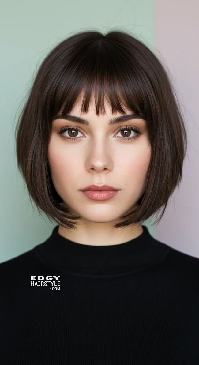 6. French Bob | 10 Ritzy Female Looks With Short Haircuts For Oval Faces