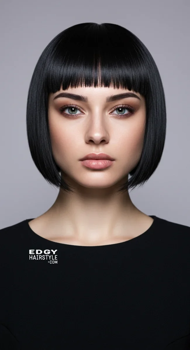 10. Sleek Chin-Length Bob | 10 Ritzy Female Looks With Short Haircuts For Oval Faces