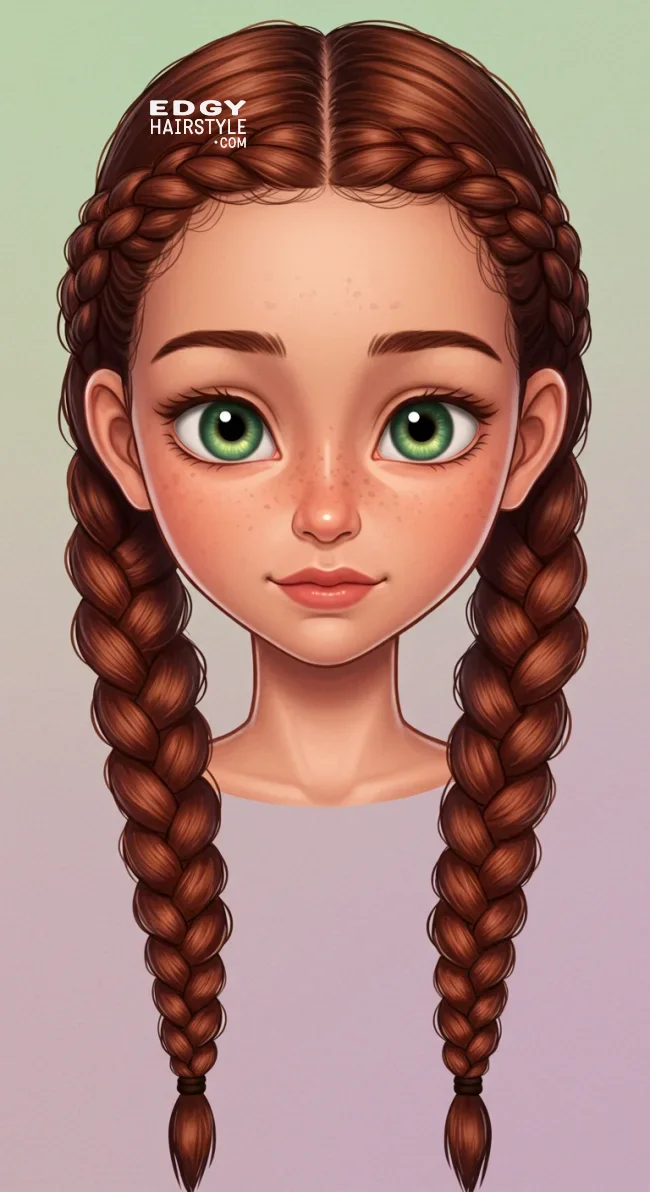 4. Double Dutch Braids | 9 Cute And Easy Kids Hairstyles For Girls