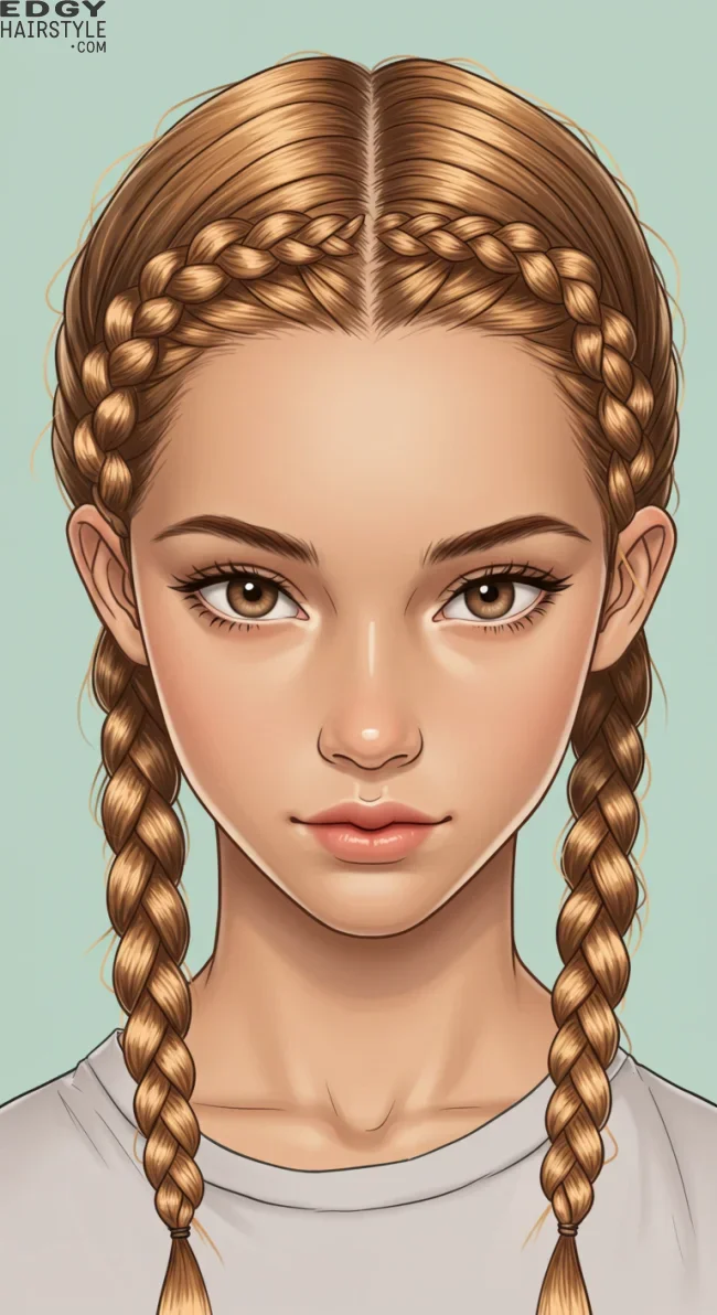 2. Braided Crown | 9 Cute And Easy Kids Hairstyles For Girls