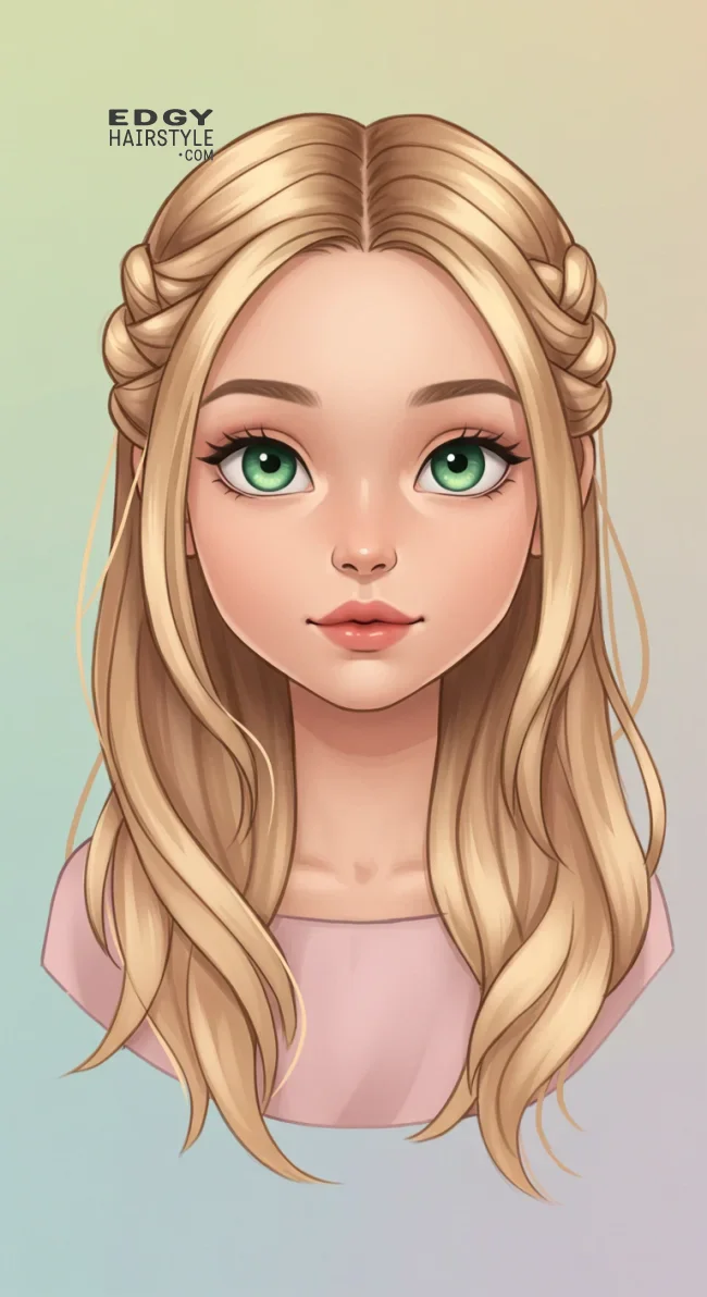 5. Half-Up, Half-Down | 9 Cute And Easy Kids Hairstyles For Girls