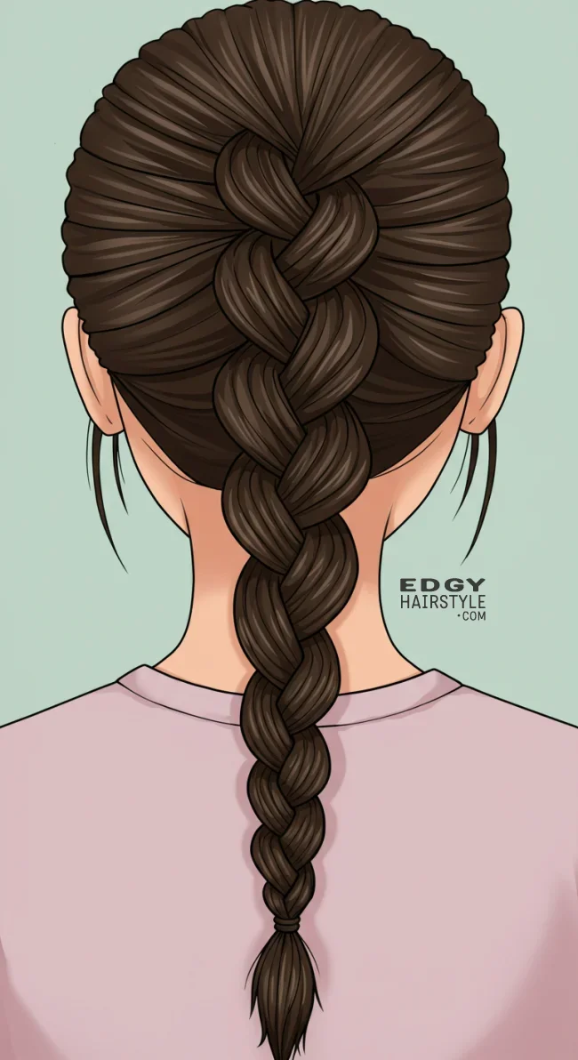 6. French Braid | 9 Cute And Easy Kids Hairstyles For Girls