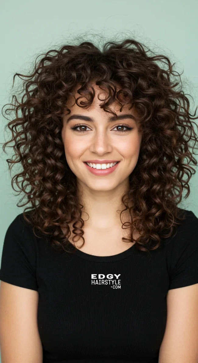 5. Curly Shag | Effortless Elegance: Shag Hairstyles For A Trendy And Timeless Look