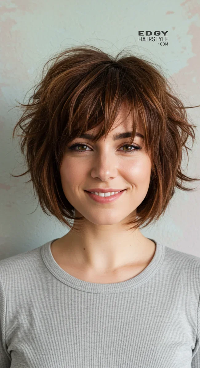 10. Shaggy Bob | Effortless Elegance: Shag Hairstyles For A Trendy And Timeless Look