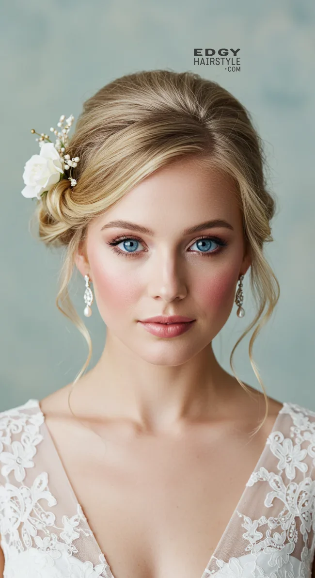 4. Twisted Side Updo | 10 Perfect Flower Girl Hairstyles For Your Big Day