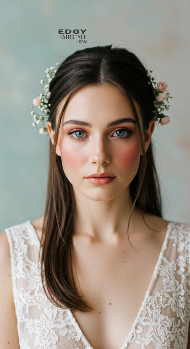 3. Half-Up, Half-Down | 10 Perfect Flower Girl Hairstyles For Your Big Day