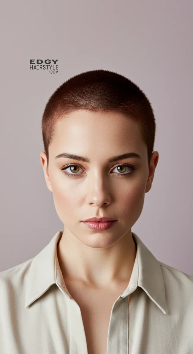 4. Buzz Cut | 15 Hottest Short Haircuts For Women In 2025