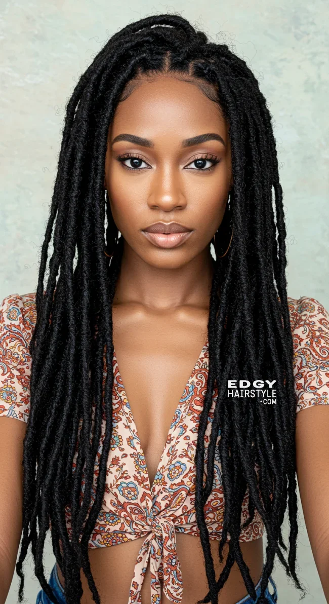 6. Faux Locs | 15 Quick And Stylish Hairstyles For Black Women