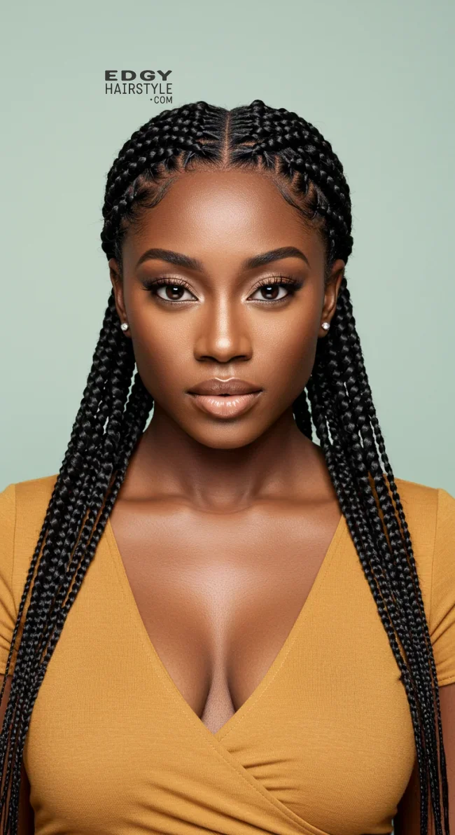 10. Goddess Braids | 15 Quick And Stylish Hairstyles For Black Women