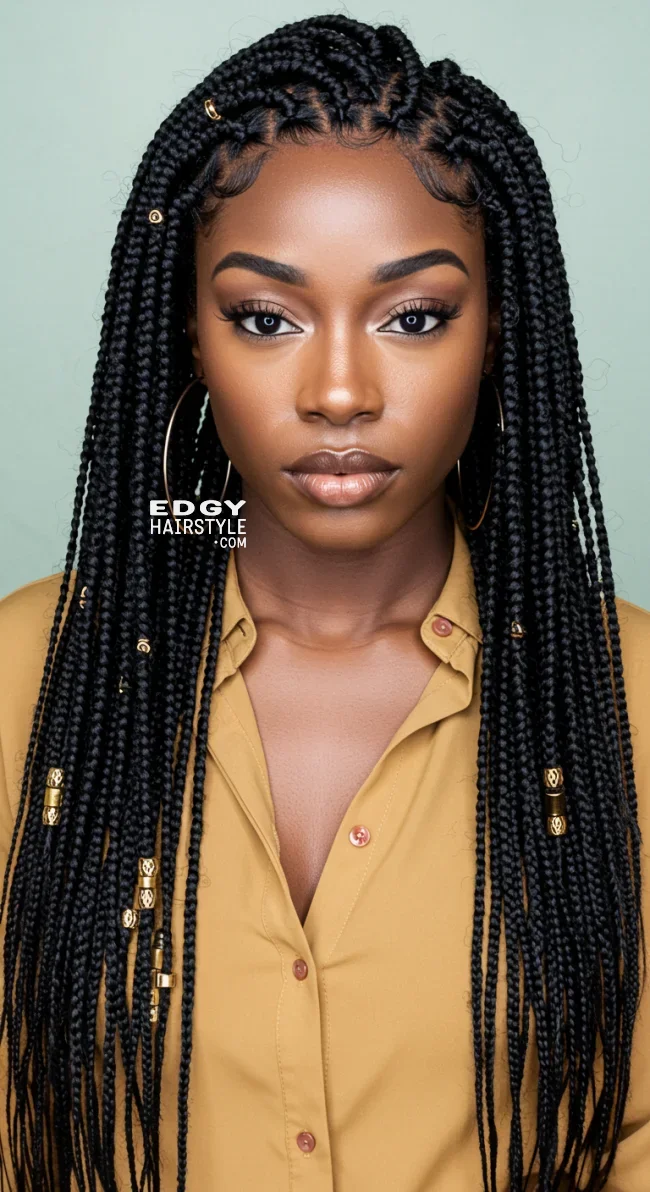 3. Box Braids | 15 Quick And Stylish Hairstyles For Black Women