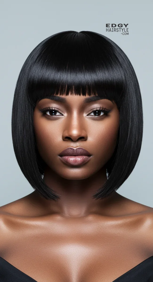 13. Shoulder-Length Bob | 15 Quick And Stylish Hairstyles For Black Women
