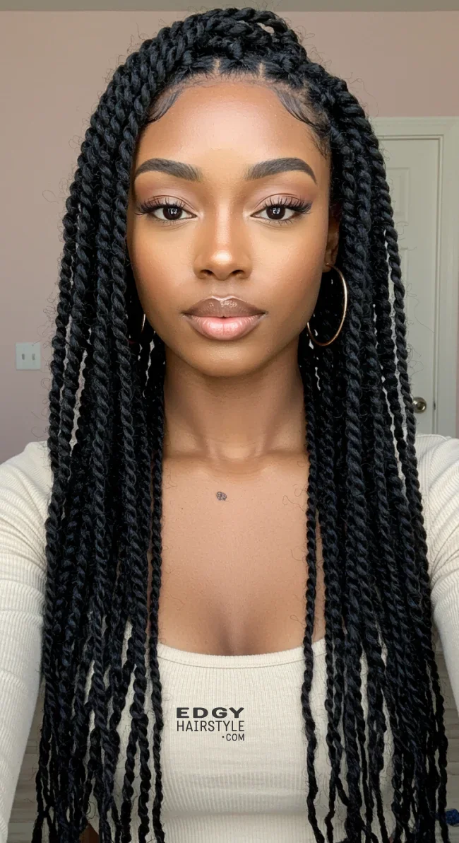 3. Senegalese Twists | 10 Low-Maintenance Twist Hairstyles To Try This Season