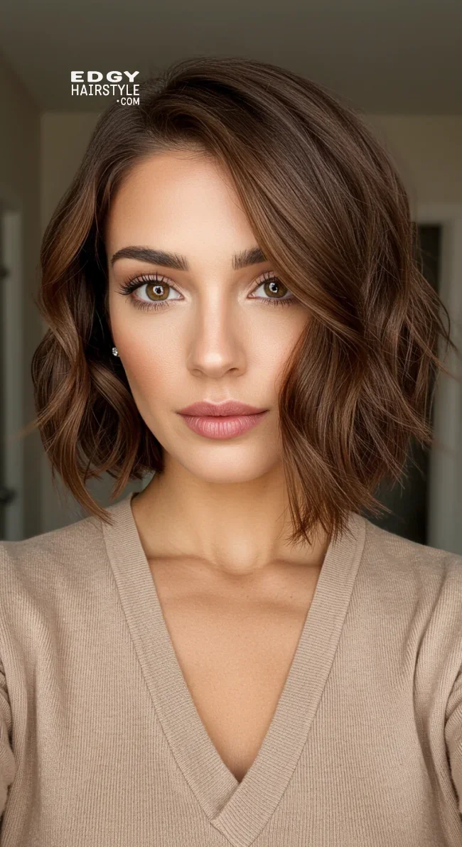 2. Textured Wavy Bob | 5 Bob Hairstyles That Will Dominate 2025! Embrace The Latest Trends