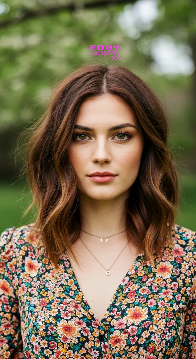 5. Sun-Kissed Chestnut Balayage | 15 Spring Balayage Looks To Inspire Your Seasonal Refresh